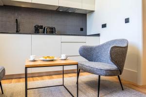 Kuchyň nebo kuchyňský kout v ubytování Gigantones GuestHouse