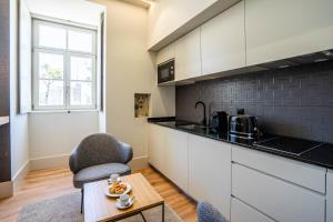 Kuchyň nebo kuchyňský kout v ubytování Gigantones GuestHouse