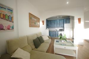 Posezení v ubytování Livingtarifa Apartamento Agaporni