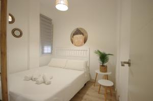 Postel nebo postele na pokoji v ubytování Livingtarifa Apartamento Agaporni