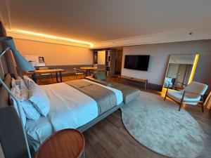 TV a/nebo společenská místnost v ubytování Novotel Florianopolis