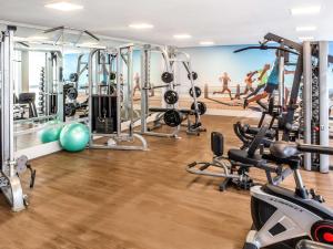 Fitness centrum a/nebo fitness zařízení v ubytování Novotel Florianopolis