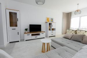 Μια τηλεόραση ή/και κέντρο ψυχαγωγίας στο Apartament Casian