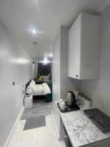 Kuchyň nebo kuchyňský kout v ubytování Premium studio flat rental