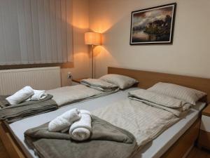 Postel nebo postele na pokoji v ubytování Royal Apartmani