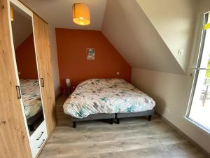 Posteľ alebo postele v izbe v ubytovaní Maison de vacances à Sarzeau à 5 min de la plage à pieds