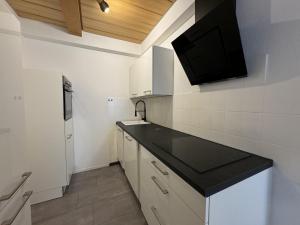 Dapur atau dapur kecil di Ferienhaus Möhrle 3