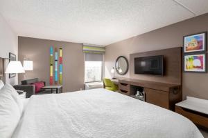 Postel nebo postele na pokoji v ubytování Hampton Inn Columbus/Dublin