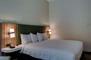 Postel nebo postele na pokoji v ubytování Hampton Inn & Suites Lake George