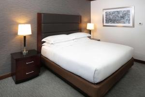 Postel nebo postele na pokoji v ubytování Hilton Minneapolis Bloomington