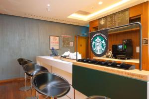 萨姆松希尔顿汉普顿酒店的咖啡和沏茶工具