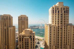 a view of a city with tall buildings at Delta Hotels by Marriott Jumeirah Beach, Dubai in Dubai