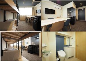 Η κουζίνα ή μικρή κουζίνα στο Harebare apartment for max 4ppl 3mins walk from Kiba station 5F