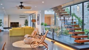 Posezení v ubytování Kalkan 4 Bedroom Villa - 4780
