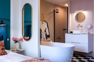 Koupelna v ubytování Chambre d'hôte luxe vue mer Miami