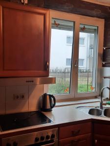 Kuchyň nebo kuchyňský kout v ubytování gemütliche Wohnung im Herzen von Heilbronn + 2 fotografie