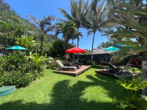 Zahrada ubytování Kalani Hawaii Private Lodging