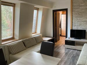 Et opholdsområde på Max-Well Paviljoni