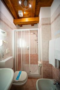 Koupelna v ubytování Hotel il Cardo