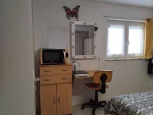 A television and/or entertainment centre at Terme Apartment Levico