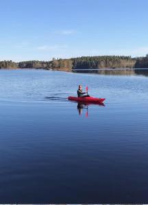 Billede fra billedgalleriet på Modern stuga med strandtomt i Vittsjö