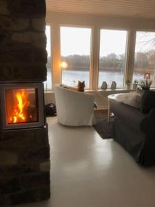 Billede fra billedgalleriet på Modern stuga med strandtomt i Vittsjö