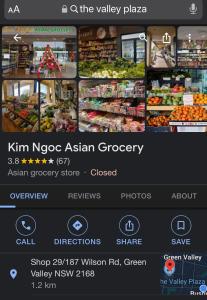 Supermarket nebo jiné obchody v  ubytování v soukromí nebo okolí