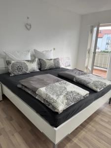 Postel nebo postele na pokoji v ubytování Ferienwohnung in Winterlingen