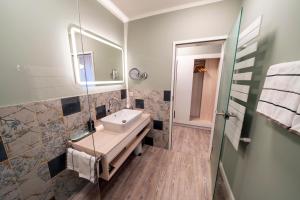 Koupelna v ubytování Hotel Gasthaus zur Linde