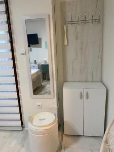 Vannituba majutusasutuses Apartman Safir 1 & Apartman Safir 2 & Apartman Safir 3