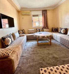 Ruang duduk di Appartement Omega