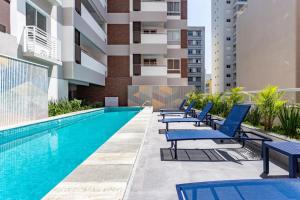 Bazén v ubytování Apartamento Perto Paulista, Liberdade e Metrô nebo v jeho okolí