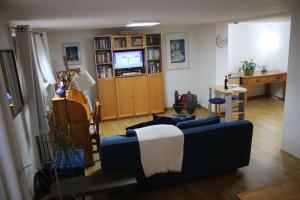 Posezení v ubytování Souterain Appartement 19 min zu Fuß Downtown