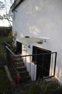 Balkón nebo terasa v ubytování Souterain Appartement 19 min zu Fuß Downtown