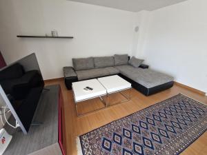 TV a/nebo společenská místnost v ubytování Modern Apartment Kompas