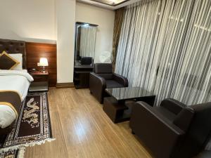 Ένα ή περισσότερα κρεβάτια σε δωμάτιο στο Hotel Lha-yul nearby MG Road Gangtok