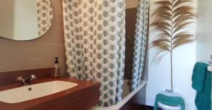 Kúpeľňa v ubytovaní Appartement cosy cœur de station