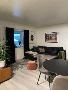 Posezení v ubytování Stilren leilighet i Narvik!