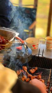 酒店提供给客人使用的烧烤设施