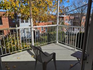 Balkón nebo terasa v ubytování Comfy apartment close to Metro Monk station with self check in