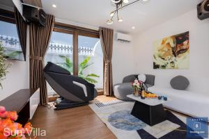 Posezení v ubytování Sun Villa Resort Mini - Trệt Không Lầu - Full Giải Trí