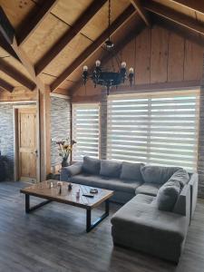 Posezení v ubytování Cabaña "Sur Patagonico"