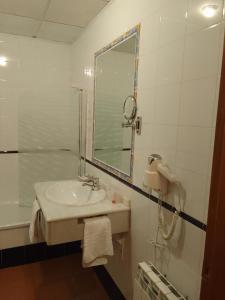 Koupelna v ubytování Hotel San Julian