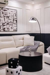 Χώρος καθιστικού στο Soleil Residence WestLake Hanoi