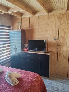Kuchyň nebo kuchyňský kout v ubytování Cabaña "Sur Patagonico"
