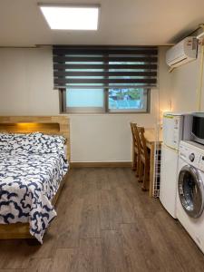 Postel nebo postele na pokoji v ubytování DWeo