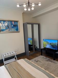 TV a/nebo společenská místnost v ubytování Tranquil Retreat in Tunbridge Wells