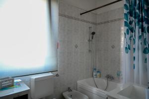 Koupelna v ubytování Angel Home