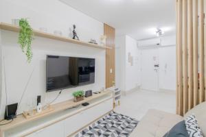 Televisyen dan/atau pusat hiburan di 0809 - Sofisticação e Conforto em um Só Lugar