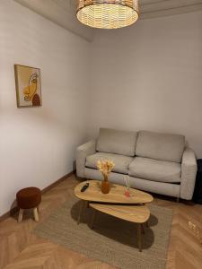 Posezení v ubytování T1 Bis au centre historique